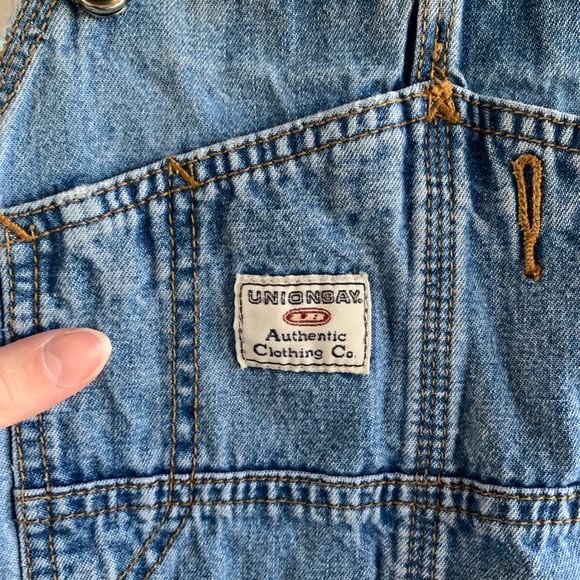 UNIONBAY Vintage Blue Denim Overalls size small - Picture 4 of 16